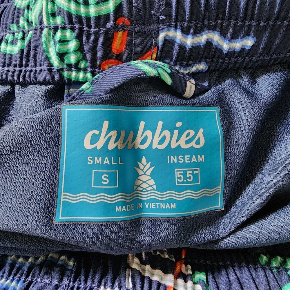 Size Small CHUBBIES The Neon Lights 5.5